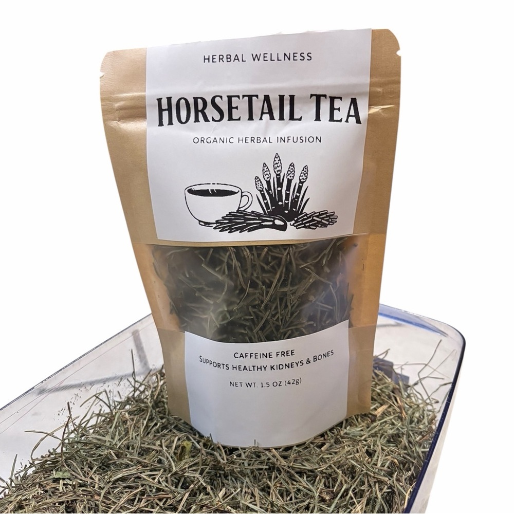 Organic Equisetum arvense Horsetail Tea | Loose Leaf Herbal Tea | Caffeine Free